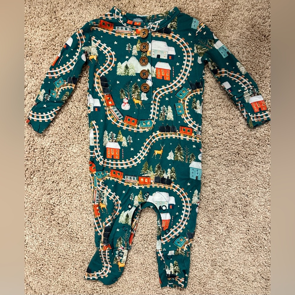 Posh Peanut Christmas onesie